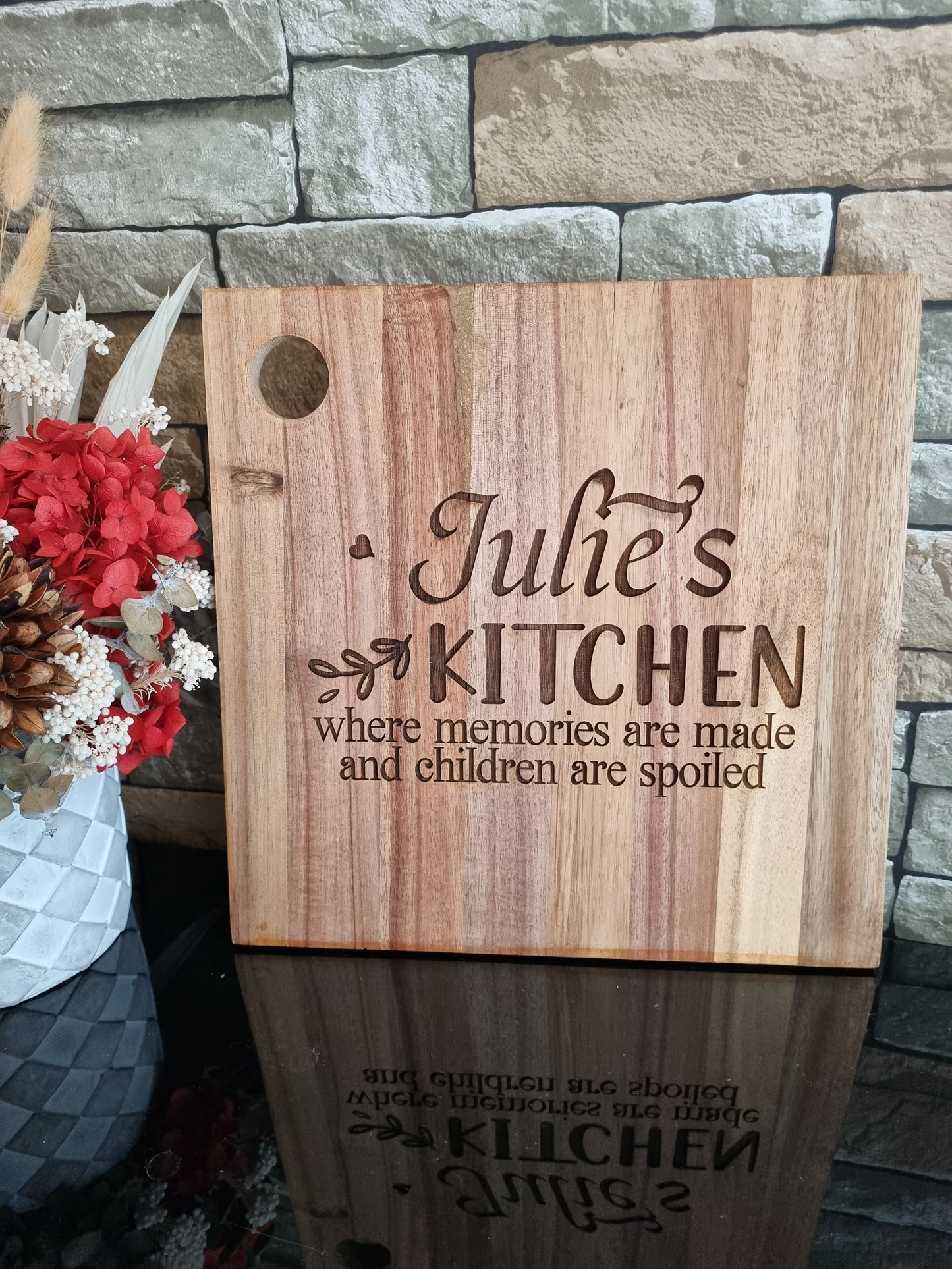 Personalised 37cm Acacia Serving Board