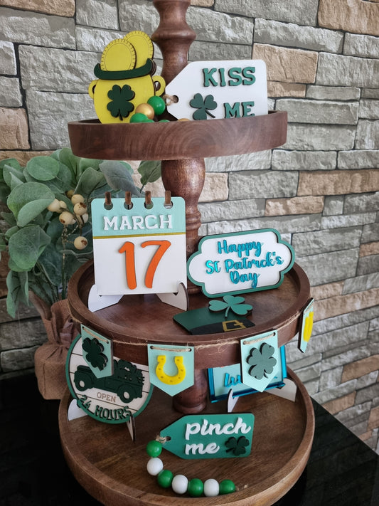 Tiered Tray Decor - St Patrick's Day