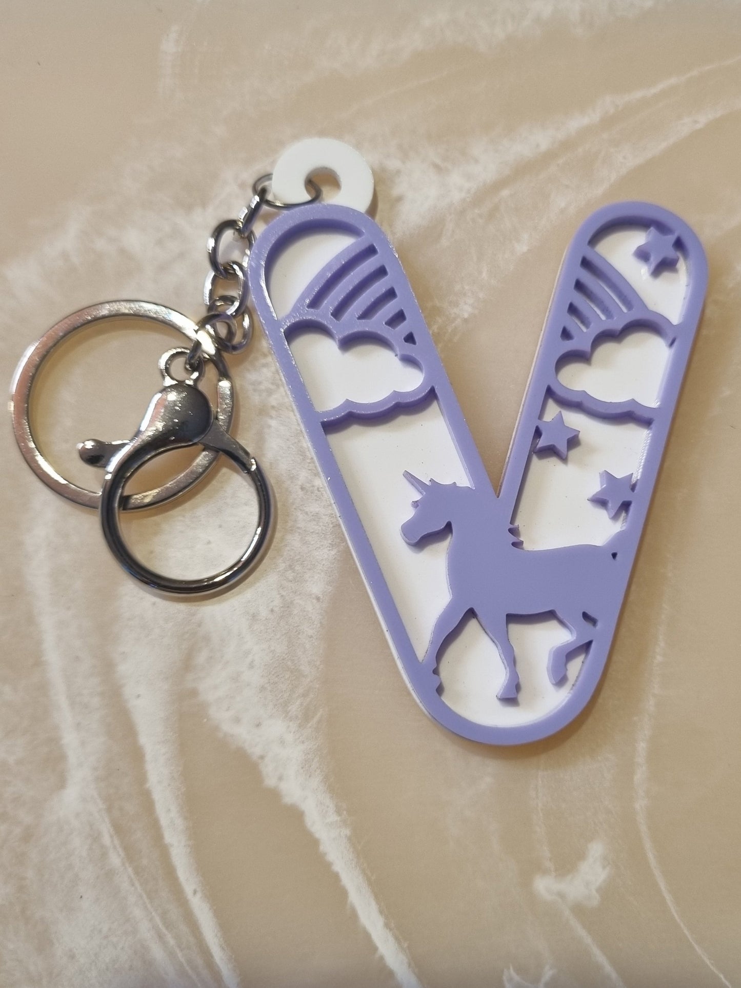 Unicorn Keyring