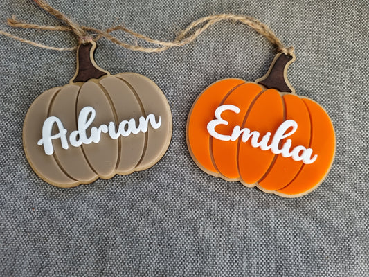 Halloween Pumpkin Tag