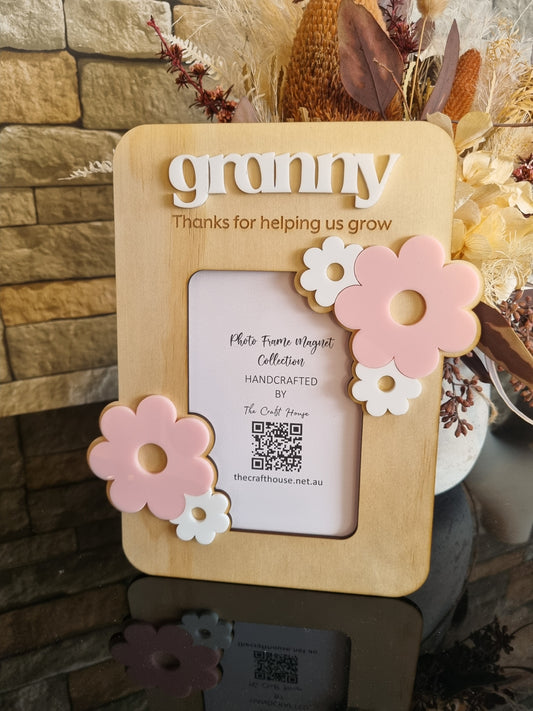 Fun Photo Frame Magnet Collection Flower