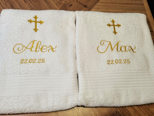 Baptism / Christening Towel Keepsake