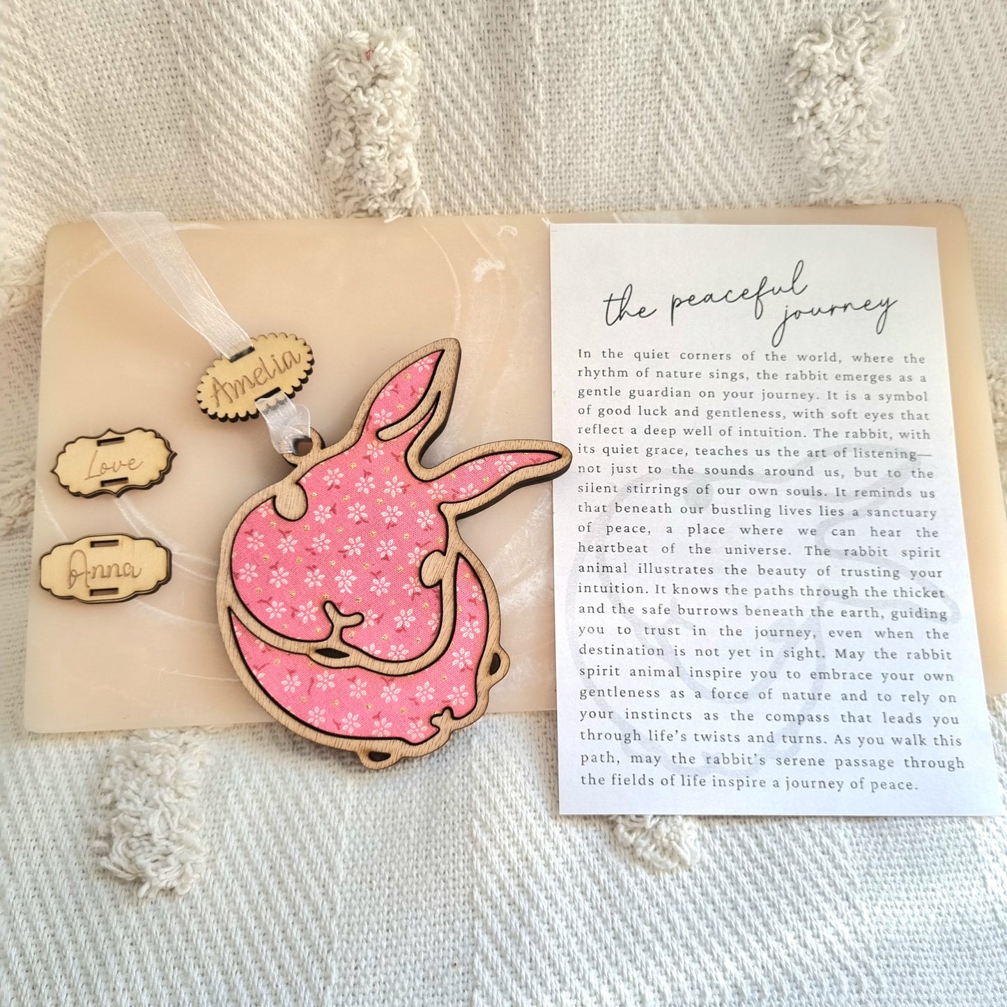 Bunny Keepsake Story Card