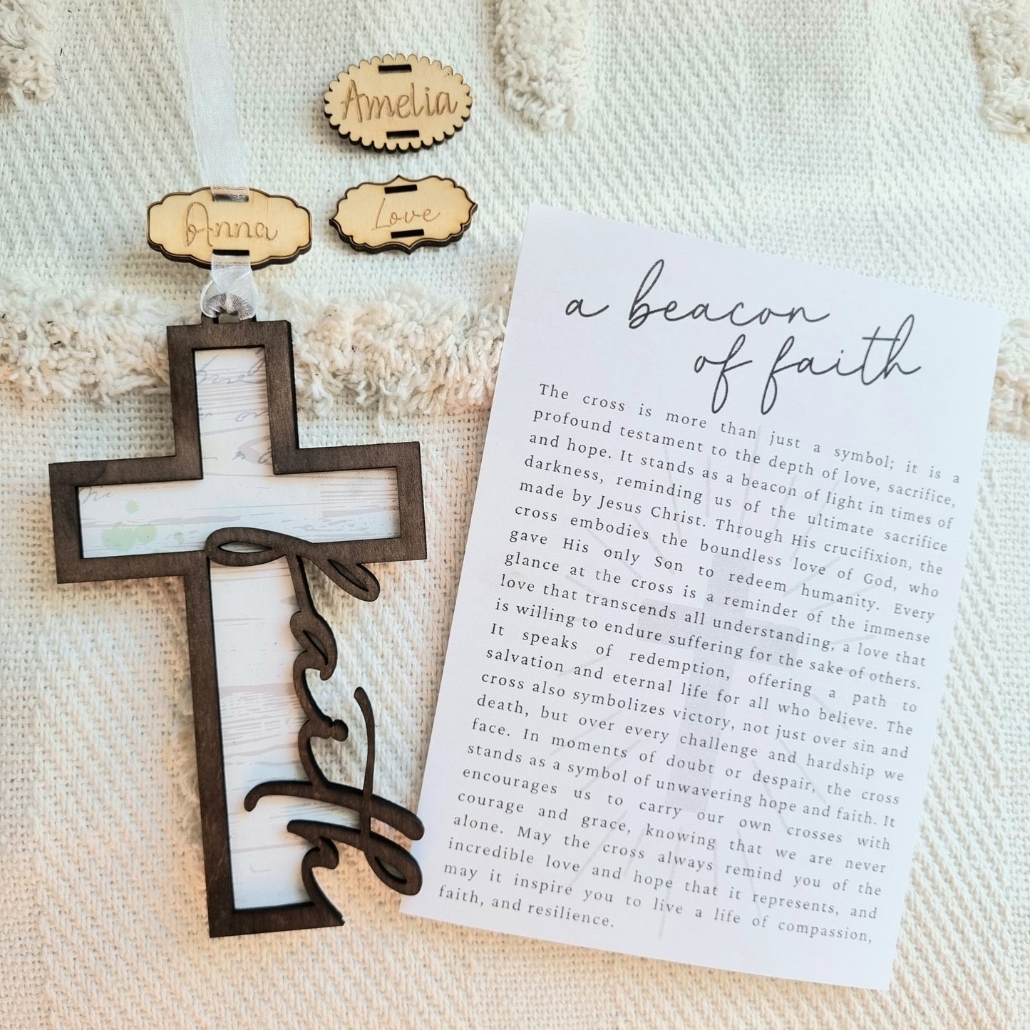 Cross Inspirational Keepsake Story Card