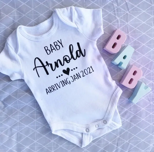 Baby Announcement Bodysuit