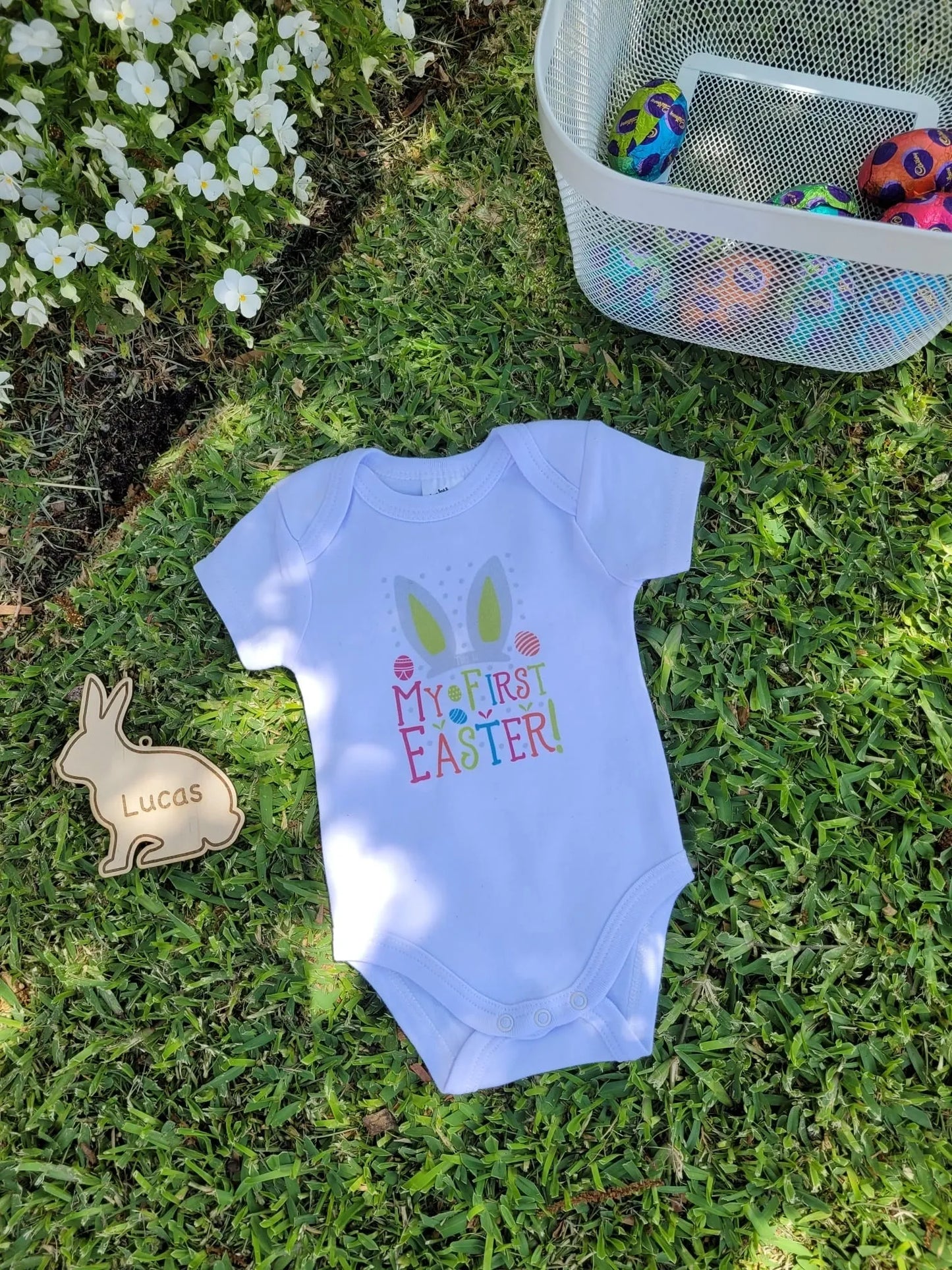 My First Easter Printed Bodysuit