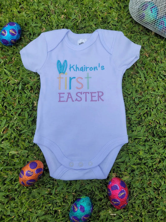 My First Easter Bodysuit Embroidered