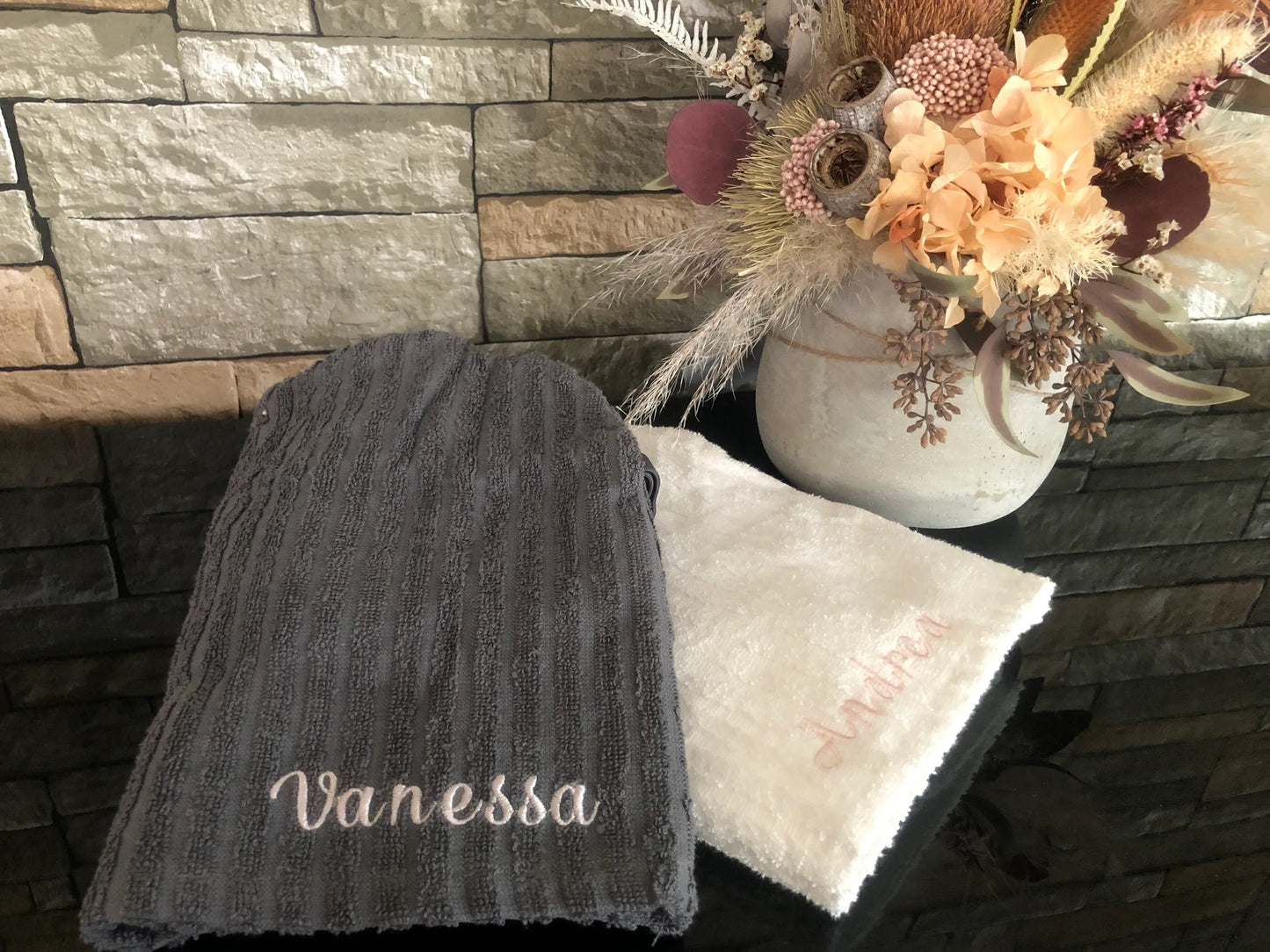 Personalised Hair Towel Wrap