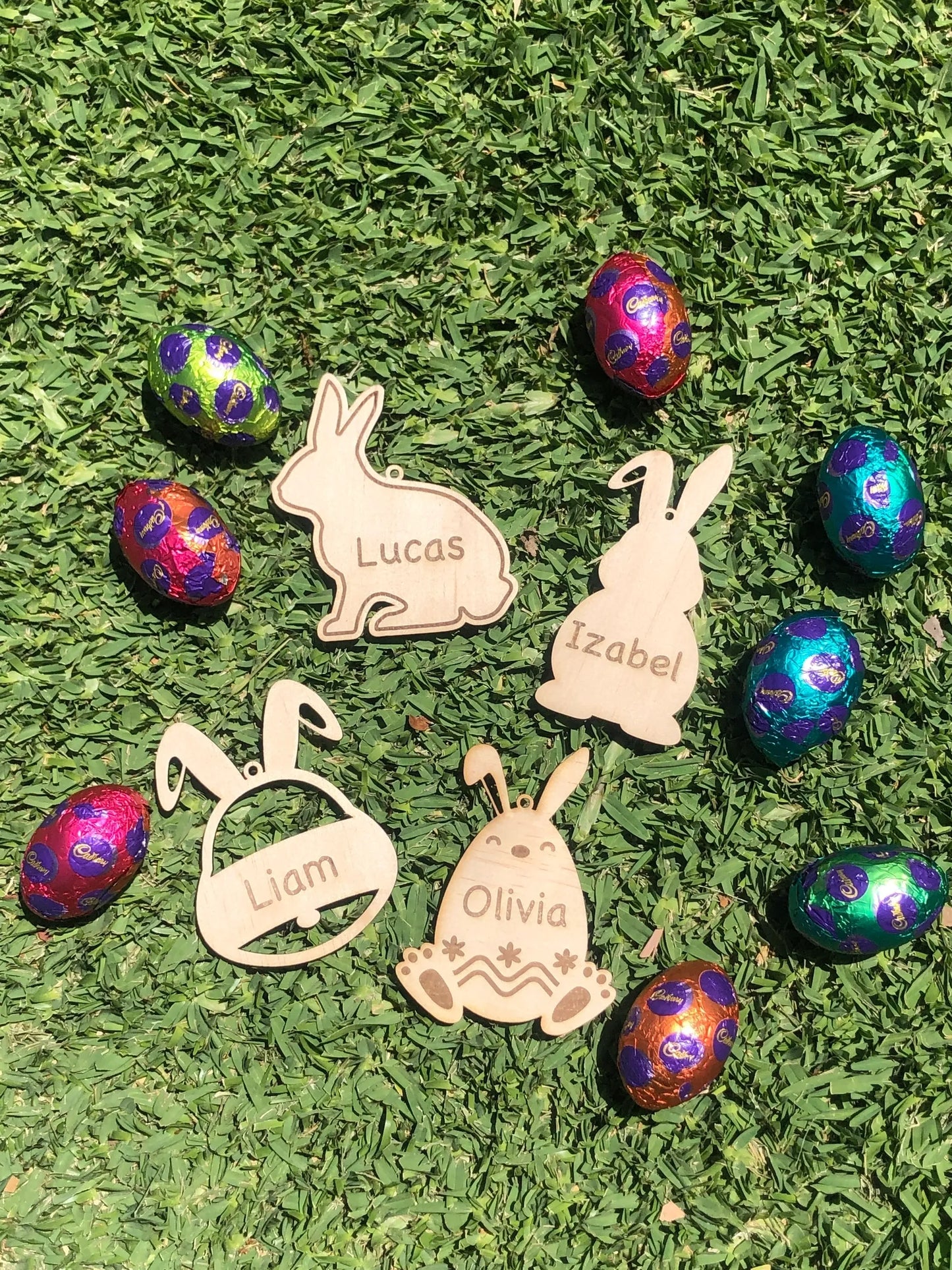 Engraved Easter Gift Tags