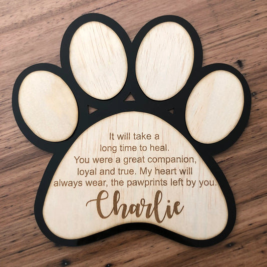 Pet Memorial Plaque