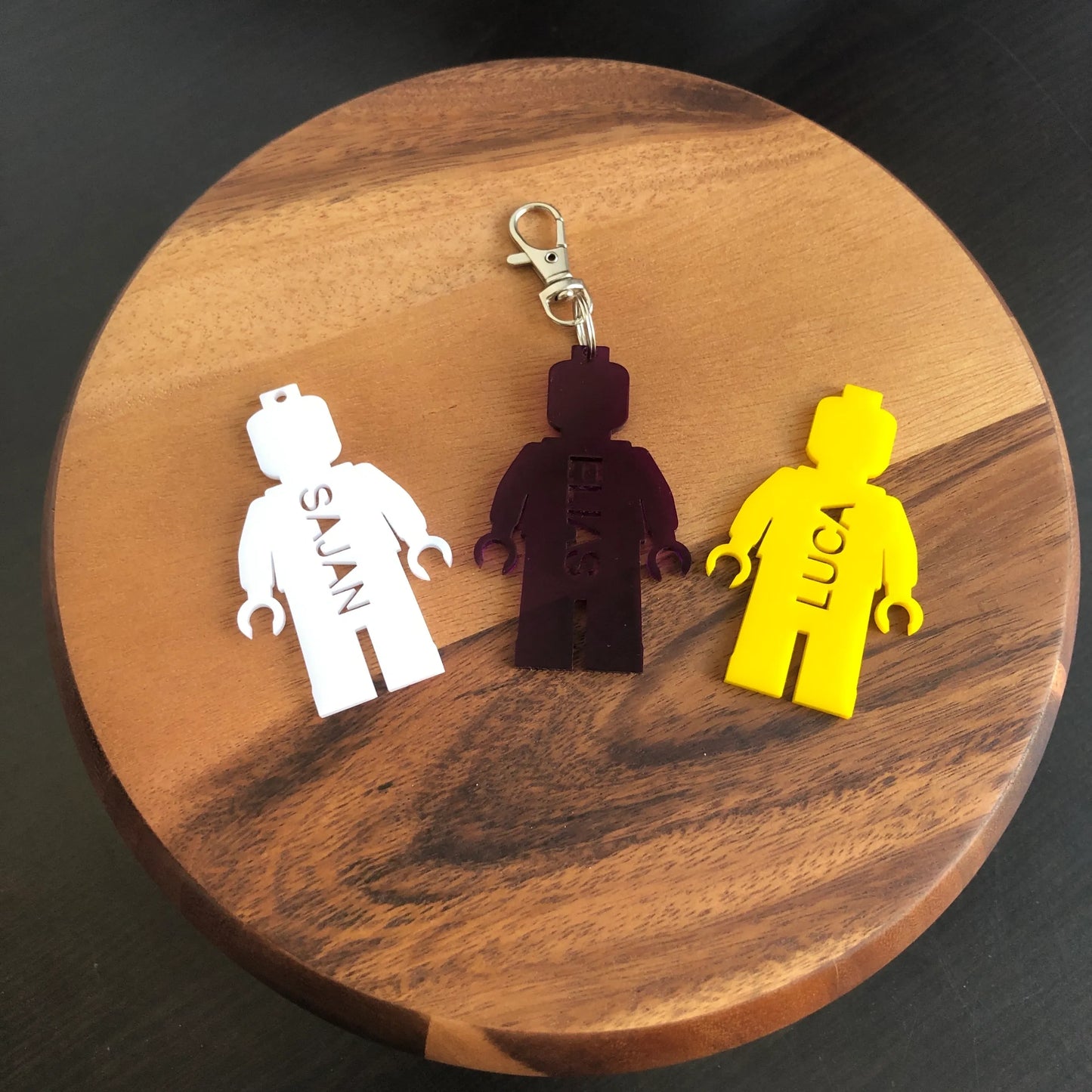 Builder Acrylic Keyring