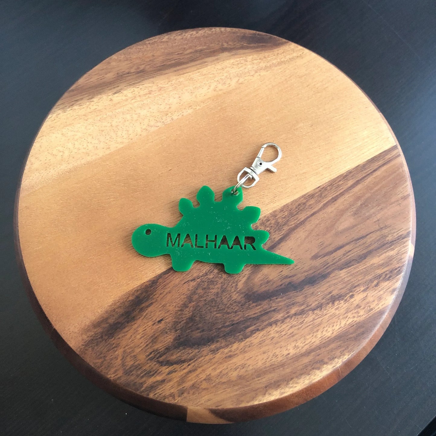 Stegosaurus Acrylic Keyring