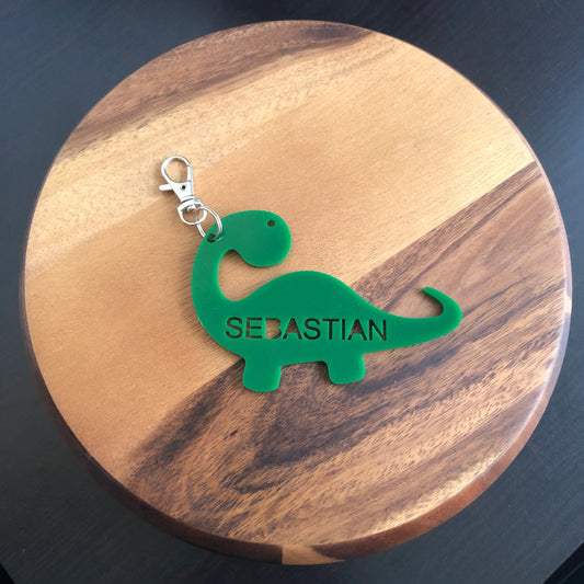 Brontosaurus Acrylic Keyring