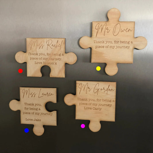 Puzzle Teacher  Magnet