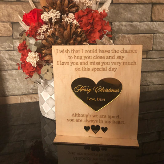 Free Standing Heart Plaque