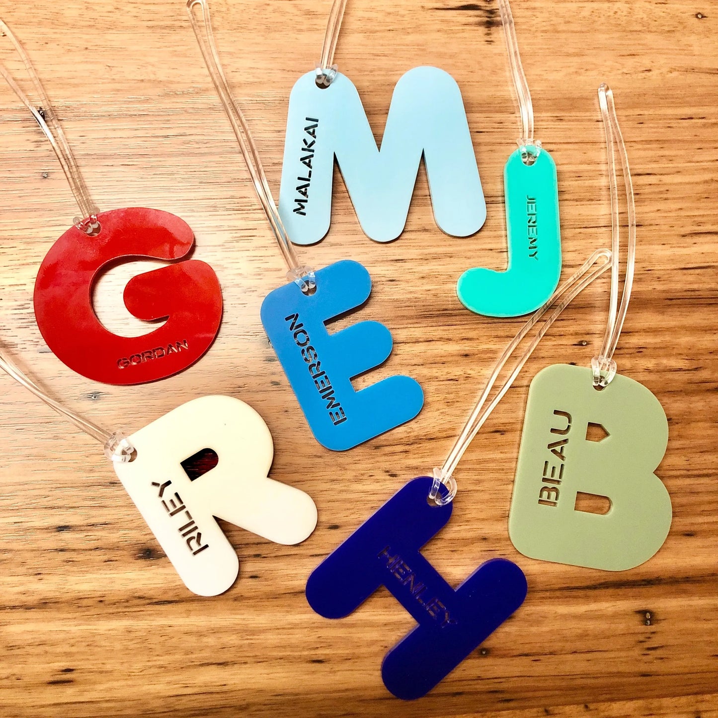 Letter Acrylic Keyring