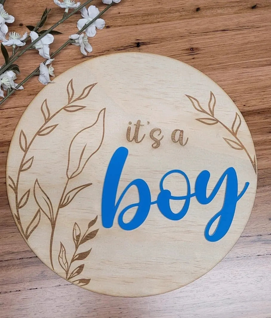 Gender Announcement Disc