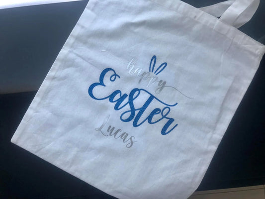 Personalised Easter Tote Bags